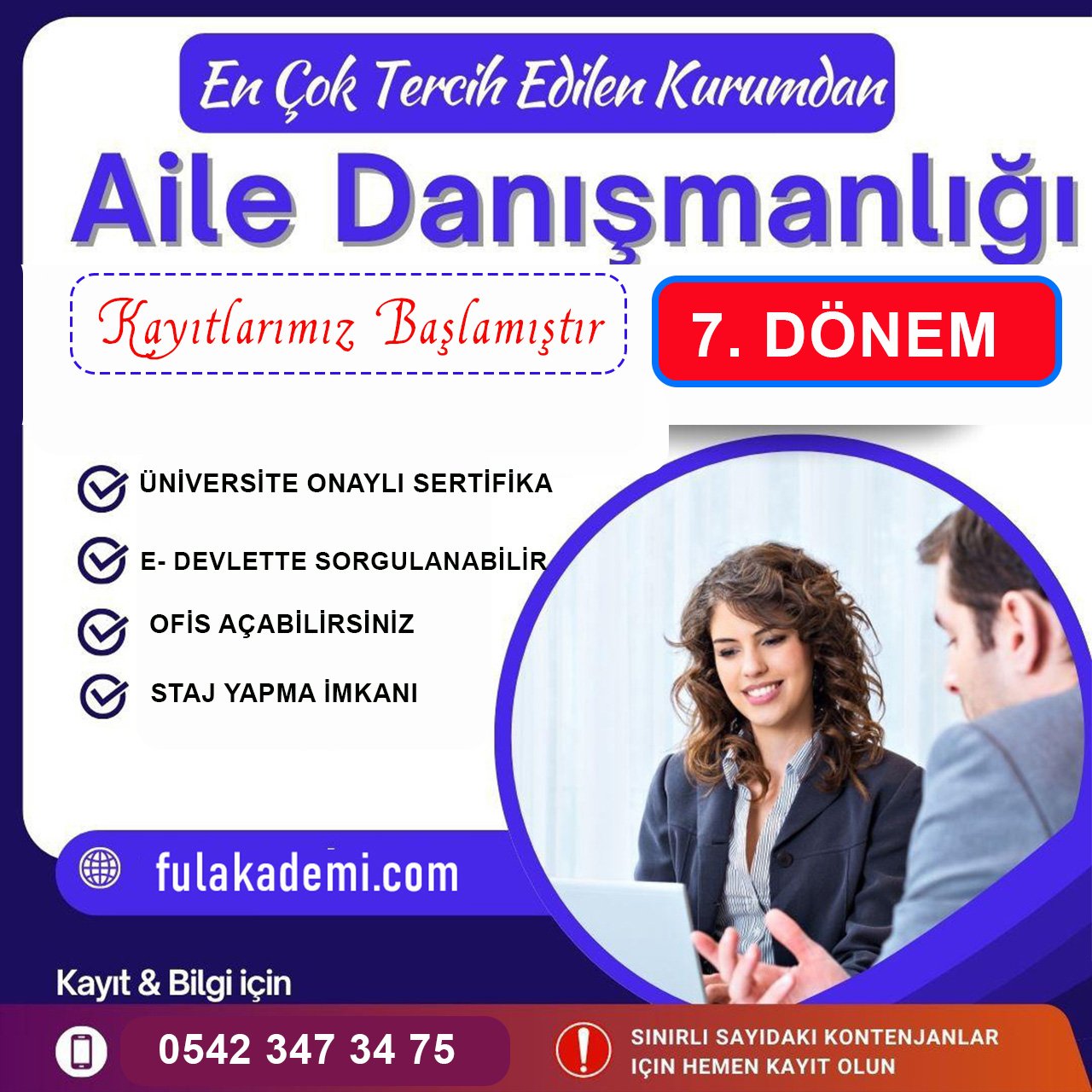 7. DÖNEM AİLE DANIŞMANLIĞI EĞİTİMİ